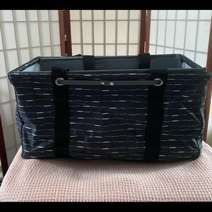 Thirty-One Medium Utility Tote Starlit Stripe